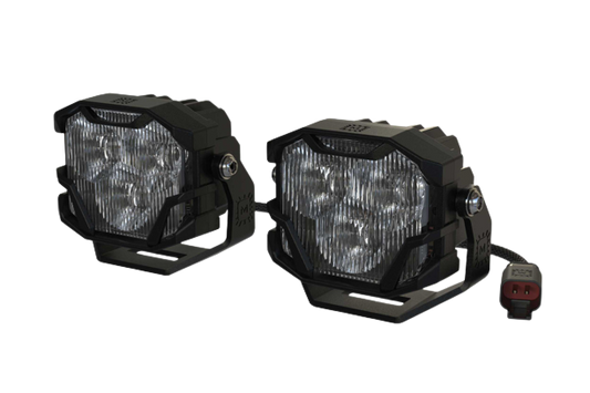 Morimoto 4Banger LED Pods Wide White (Set of 2)