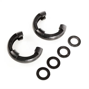 3/4" D-Ring Isolators Black