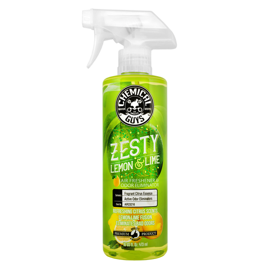 Chemical Guys Zesty Lemon Lime Air Freshener 16oz