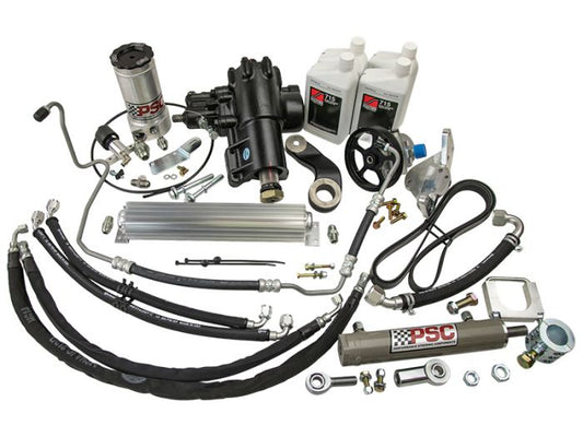 PSC Cylinder Assistâ„¢ Steering Kit for 2012-18 Jeep Wrangler JK 3.6L with OE Axle