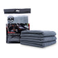Chemical Guys Workhorse Microfiber Towel 3 Pack (Gray)