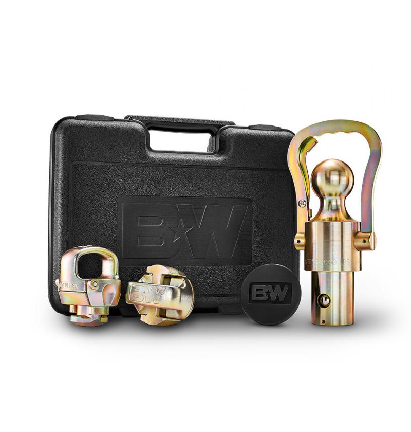 B&W OEM Gooseneck ball and safety chain kit