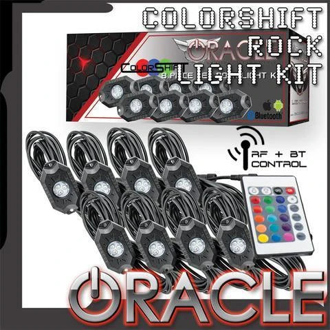 Oracle Color Shift Rock Lights (Set of 8)