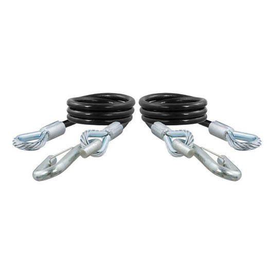 Curt Manufacturing 44" Safety Cables With 2 Snap Hooks
