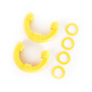 D-Ring Isolator Pair Yellow