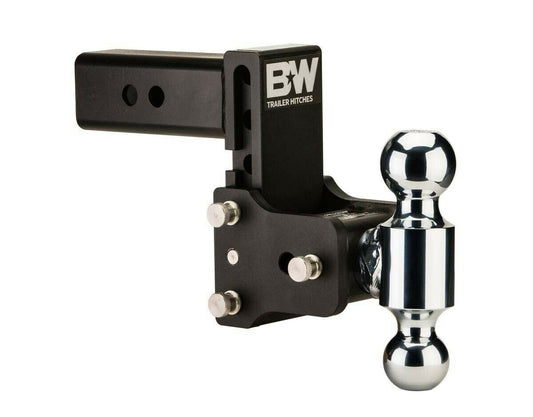 B&W Tow & Stow 2 Inch 5 Inch Drop Receiver Hitch (Black)