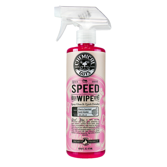 CHEMICAL GUYS SPEED WIPE QUICK DETAILER & HIGH SHINE SPRAY GLOSS CHERRY SCENT