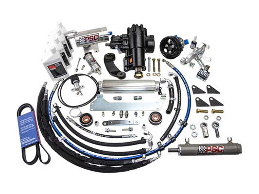 PSC Cylinder Assist™ Steering Kit for 2020 and Newer Jeep Wrangler JL 2.0L non-eTorque w/ Aftermarket Front Axle 6.75" Lock-to-Lock