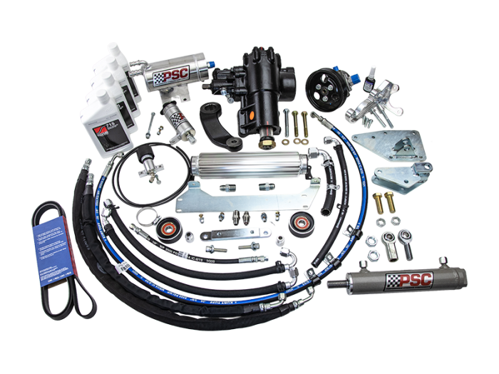 PSC Cylinder Assist™ Steering Kit for 2020 and Newer Jeep JL 2.0T non-eTorque with OE Axle and OE Tie Rod