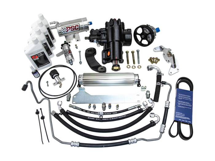 PSC Adventure Steering Kit for 2018-20 Jeep Wrangler JL 3.6L non-eTorque