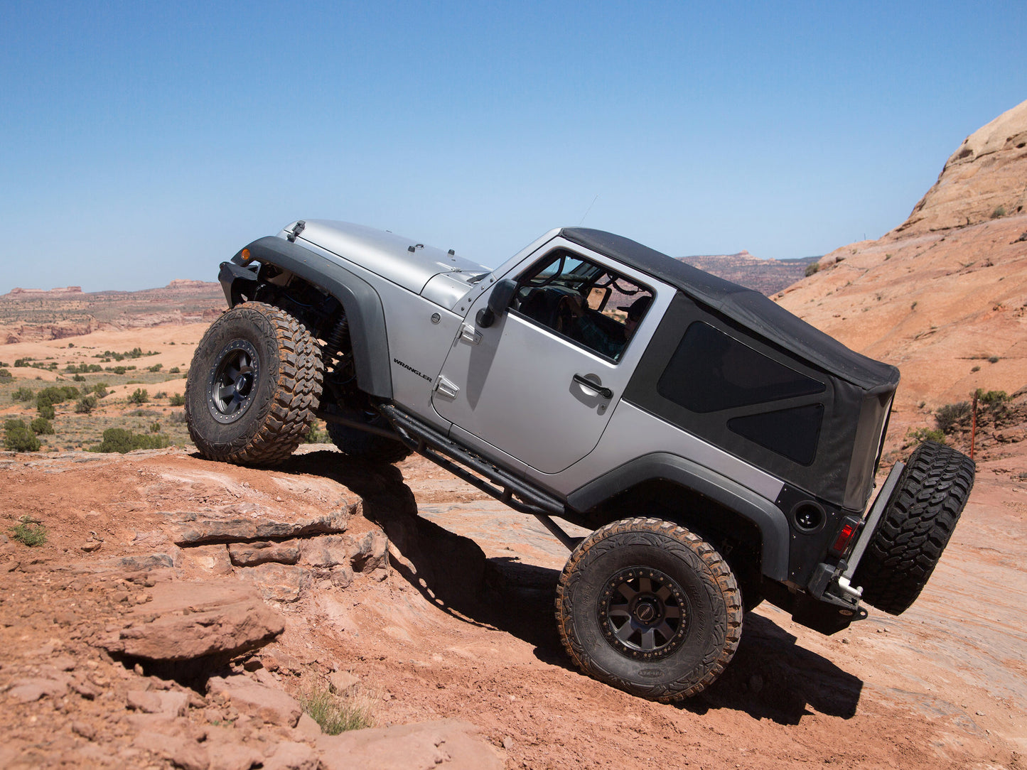 Smittybilt Replacement Soft Top w/ Tinted Windows in Black Diamond